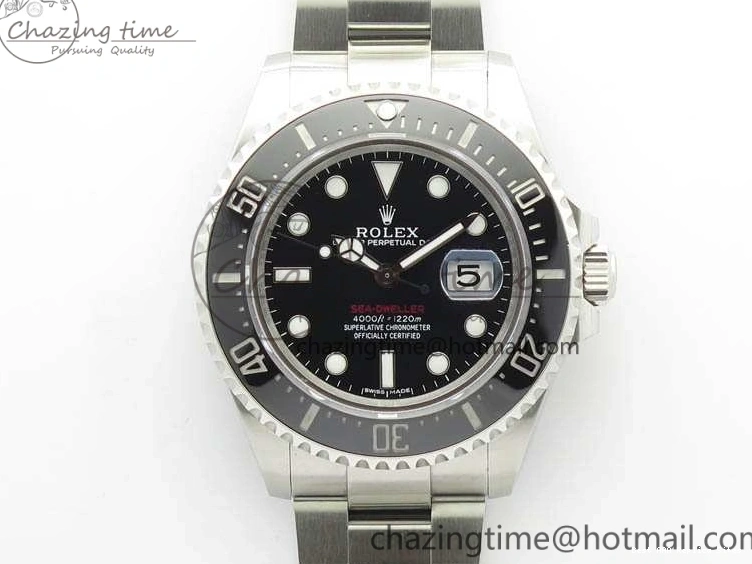 Best AAA Replica Sites SS 43mm Bracelet Dial 2017 Maker Best A StreetReady 3573 On 126600 BP Dweller Sea Edition Black 1:1 SS 1223